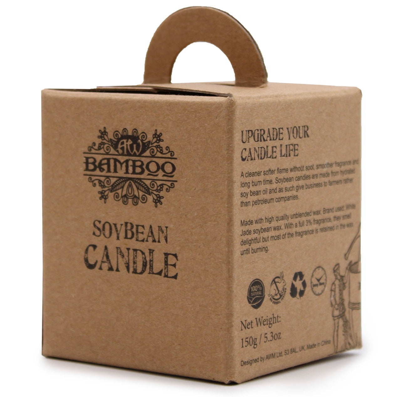 Baby Powder Scented Soy Wax Candle