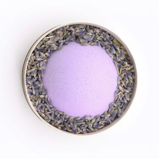 Clary Sage & Juniper Bath Bomb with Himalayan Salt & Lavender Petals