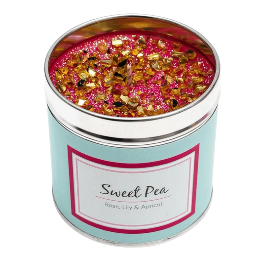 Sweet Pea Candle - Rose, Lily & Apricot Candle