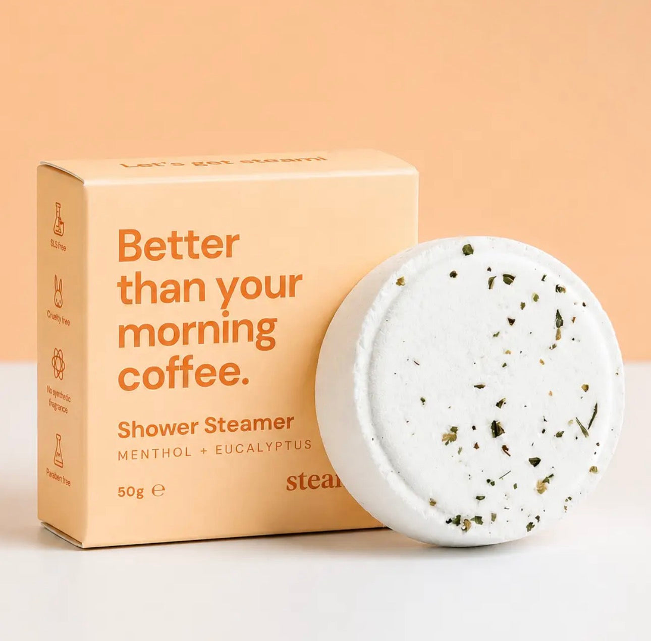 Better Than Your Morning Coffee, Shower Steamer