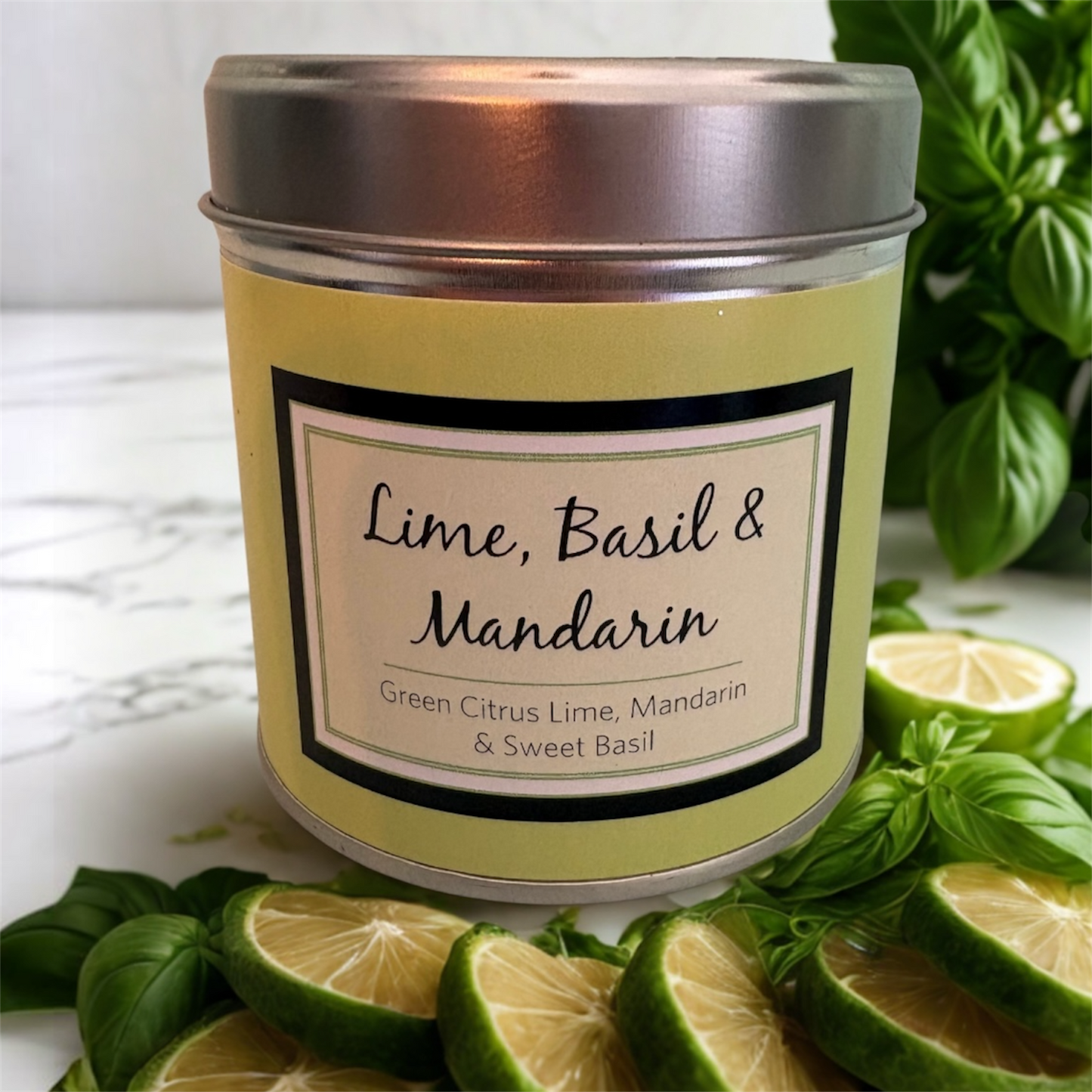 Lime, Basil & Mandarin Candle