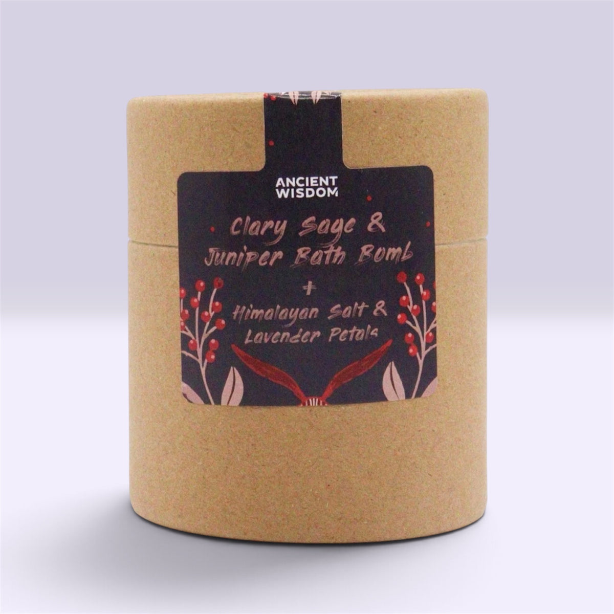 Clary Sage & Juniper Bath Bomb with Himalayan Salt & Lavender Petals