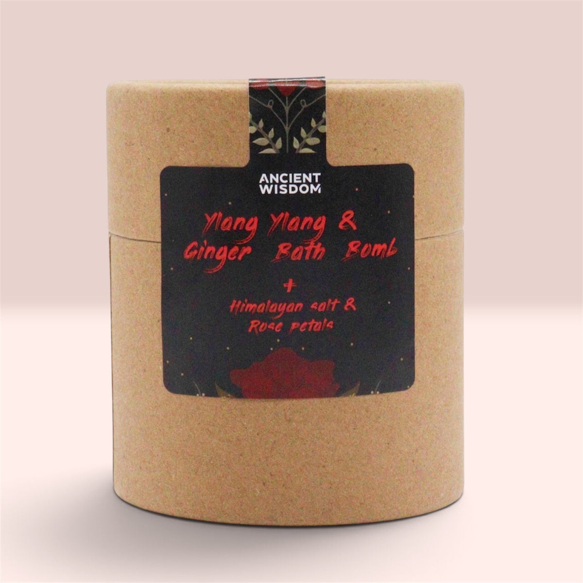 Ylang Ylang & Ginger Bath Bomb with Bath Salt and Petals