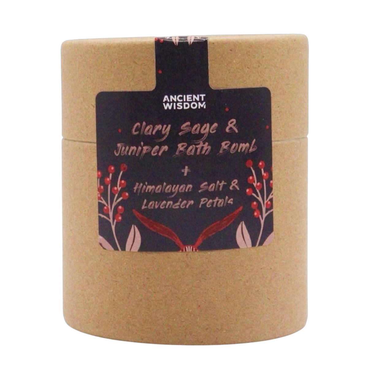 Clary Sage & Juniper Bath Bomb with Himalayan Salt & Lavender Petals