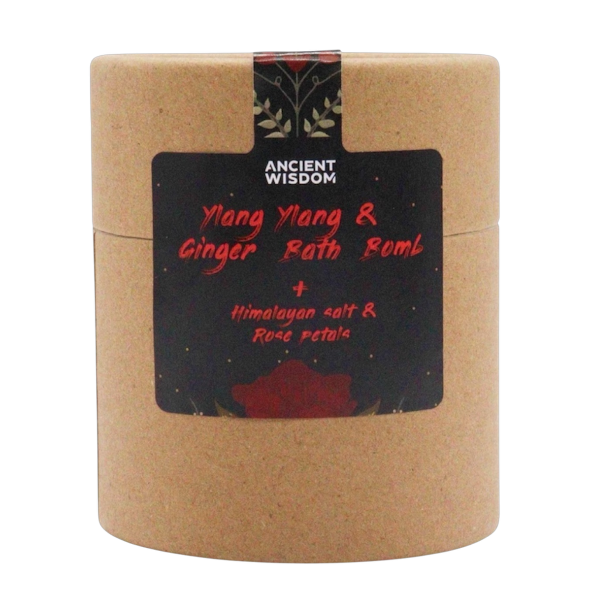 Ylang Ylang & Ginger Bath Bomb with Bath Salt and Petals