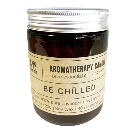 Be Chilled Aromatherapy Candle - Lavender and Fennel 200g Soy Wax