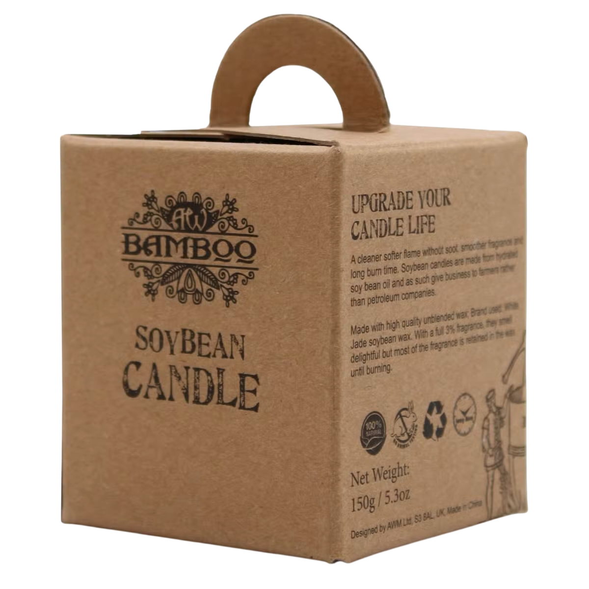 Baby Powder Scented Soy Wax Candle